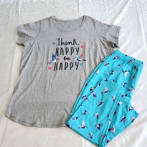 Dream & Co. 2peice PJ Legging set, Sz 1X